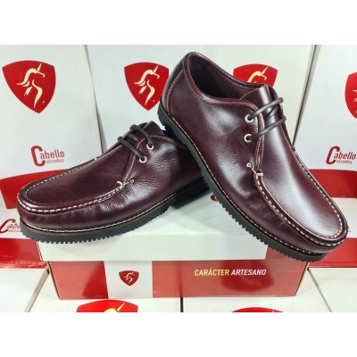 Apache cordón color burdeos