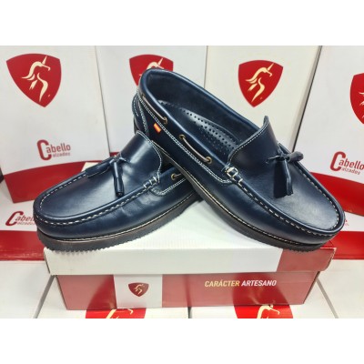 Apache borla color azúl marino